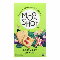 Moonshot Snacks - Cracker Rosemary Garlic - Case of 6-4.4 oz.