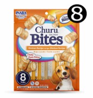 Inaba - Dog Churu Bites Chk Wrps - Case of 8-3.36 oz.