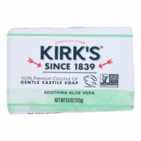 Kirks Natural Bar Soap - Coco Castile - Aloe Vera - 4 oz - 1 each