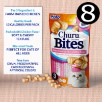 Inaba - Cat Treat Churu Chicken Tuna - Case of 8-1.05 oz.