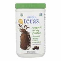 Teras Whey Protein Powder - Whey - Organic - Fair Trade Certified Dark Chocolate Cocoa