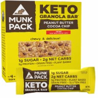 Munk Pack - Keto Grnla Bar Peanut Butter Cchip - Case of 6-4/1.12 Z