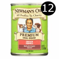 Newman's Own Organics Organic Dog Food Can - Chicken - Case of 12 - 12.7 oz.