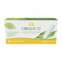 Organyc Tampons - 100 Percent Organic Cotton - Super - Non Applictr - 16 ct
