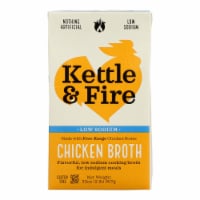 Kettle And Fire - Broth Chicken Low Sodium - Case of 6-32 oz.