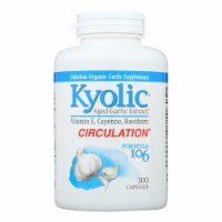 Kyolic - Aged Garlic Extract Circulation Formula 106 - 300 Capsules