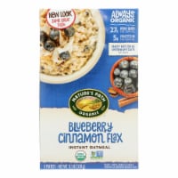 Nature's Path Organic Optimum Power Flax Cereal - Blueberry Cinnamon - Case of 6 - 11.2 oz.