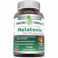 Amazing Formulas - Melatonin 10 Mg Dissolve Gluten Free - 1 Each 1-250 CT