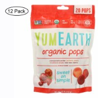 Yumearth Organics Organic - Lollipops - Case of 12 - 4.2 oz.