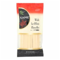 Ka'Me Wide Lo Mein Noodles - Case of 12 - 8 oz.