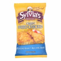 Sylvia's Crispy Fried Chicken Mix - Case of 9 - 10 oz.