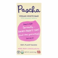 Pascha - Bar White Chocolate Vegan - Case of 10 - 2.82 oz.