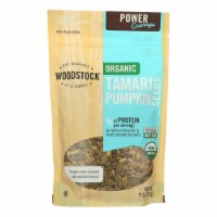 Woodstock Organic Tamari Pumpkin Seeds - Case of 8 - 9 oz.