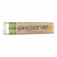 Preserve Flavored Toothpicks Mint Tea Tree - 35 Pieces - Case of 24