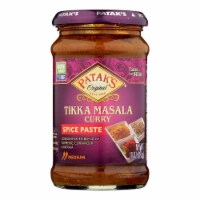 Pataks Concentrated Curry Paste, Tikka Masala Medium  - Case of 6 - 10 oz.