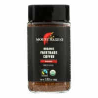 Mount Hagen Instant Organic Fairtrade Coffee  - Case of 6 - 3.53 oz.