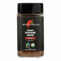 Mount Hagen Instant Organic Fairtrade Coffee  - Case of 6 - 3.53 oz.