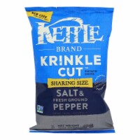 Kettle Brand Salt and Fresh Ground Pepper Krinkle Cut Potato Chips Sharing Size