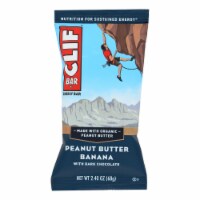 Clif Bar - Peanut Butter Banana with Dark Chocolate - Case of 12 - 2.4 oz.