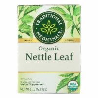Traditional Medicinals Organic Nettle Leaf Herbal Tea - 16 Tea Bags - Case of 6