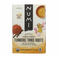 Numi Tea - Organic - Turmeric - Three Roots - 12 Bags - Case of 6