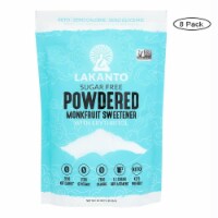 Lakanto Powdered Monkfruit Sweetener With Erythritol - Case of 8 - 1 LB