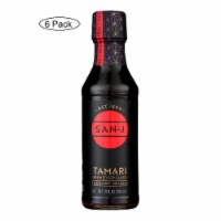 San - J Tamari Soy Sauce - Case of 6 - 10 Fl oz.