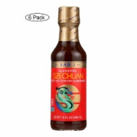 San - J Cooking Sauce - Szechuan - Case of 6 - 10 Fl oz.