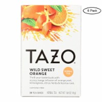 Tazo Tea Herbal Tea - Wild Sweet Orange - Case of 6 - 20 BAG