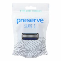 Preserve Shave 5 Replacement Blades - 4 CT- 6 packs