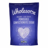 Wholesome Sweeteners Powdered Sugar - Organic and Natural - Case of 6 lbs