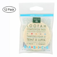 Earth Therapeutics Loofah Complexion Pads - 3 Pads - Case of 12