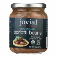 Jovial - 100 Percent Organic Borlotti Beans - Case of 6 - 13 oz.