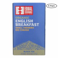 Equal Exchange Organic English Breakfast Tea - English Breakfast Tea - Case of 6 - 20 Bags