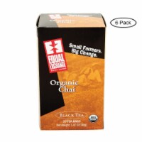 Equal Exchange Organic Chai Tea - Chai Tea - Case of 6 - 20 Bags