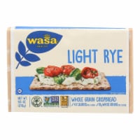 Wasa Crispbread Light Rye - Case of 12 - 9.5 oz.