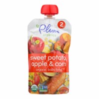 Baby Food - Organic -Sweet Potato Corn and Apple - Stage 2 - 6 Months and Up