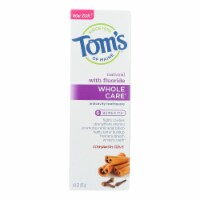 Tom's Of Maine - Tp Whole Care Cinnamn Clove - Case of 6 - 4 oz.