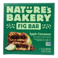 Nature's Bakery Stone Ground Whole Wheat Fig Bar - Apple Cinnamon - Case of 6 - 2 oz.