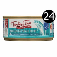 Tender & True Cat Food Ocean Whitefish And Potato - Case of 24 - 5.5 oz.