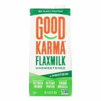 Good Karma Flax Milk - Protein - Vanilla - Case of 6 - 32 fl oz.