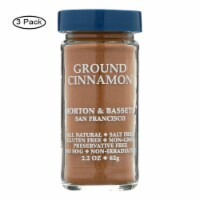Morton and Bassett Seasoning - Cinnamon - Ground - 2.7 oz - Case of 3