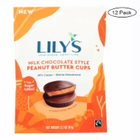 Lily`s - Sweets - Peanut Butter Cup Milk Chocolate - Case of 12 - 3.2 oz.