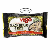 Vigo Black Bean and Rice - Case of 12 - 8 oz.