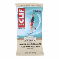 Clif Bar - Organic White Chocolate Macadamia Nut - Case of 12 - 2.4 oz.