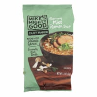 Mike's Mighty Good Savory Miso Ramen Soup - Case of 7 - 2.1 oz.