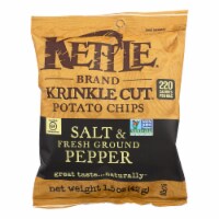 Kettle Brand Salt and Fresh Ground Pepper Krinkle Cut Potato Chips
