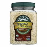 Riceselect Couscous, Pearl, Plain Organic  - Case of 4 - 24.5 oz.