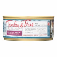 Tender & True Cat Food Chicken And Brown Rice - Case of 24 - 5.5 oz.
