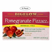 Bigelow Tea Herbal Tea - Pomegranate Pizzazz - Case of 6 - 20 BAG